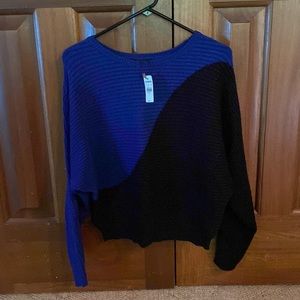 Express color block sweater. Size S. NWT